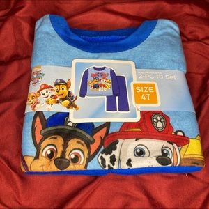 NWT - Nickelodeon Paw Patrol Themed Pajama Set - Size 4T